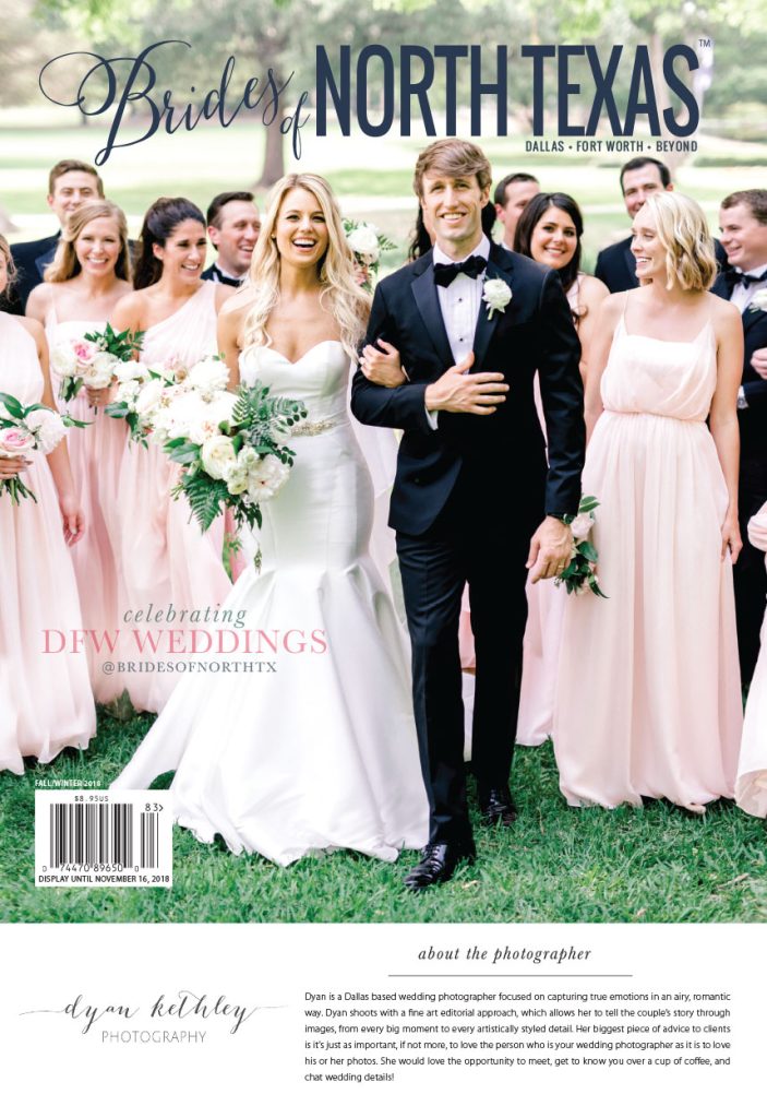 Brides of North Texas Fall/Winter 2018 Cover Reveal