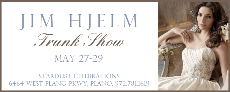 Jim Hjelm trunk show at Stardust Celebrations in Plano, Texas