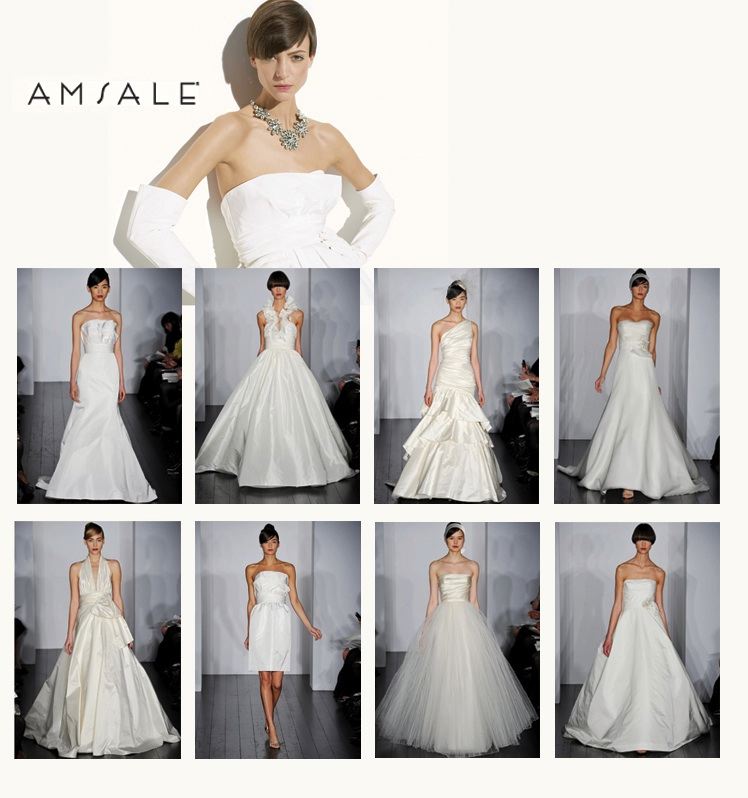 Spring 2010 Bridal Gown Collection from Amsale available at Neiman Marcus and Stanley Korshak in Dallas, Texas