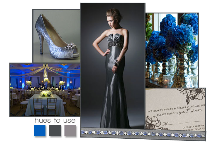 Find blue and gray wedding ideas and inspiration from Brides of North Texas.