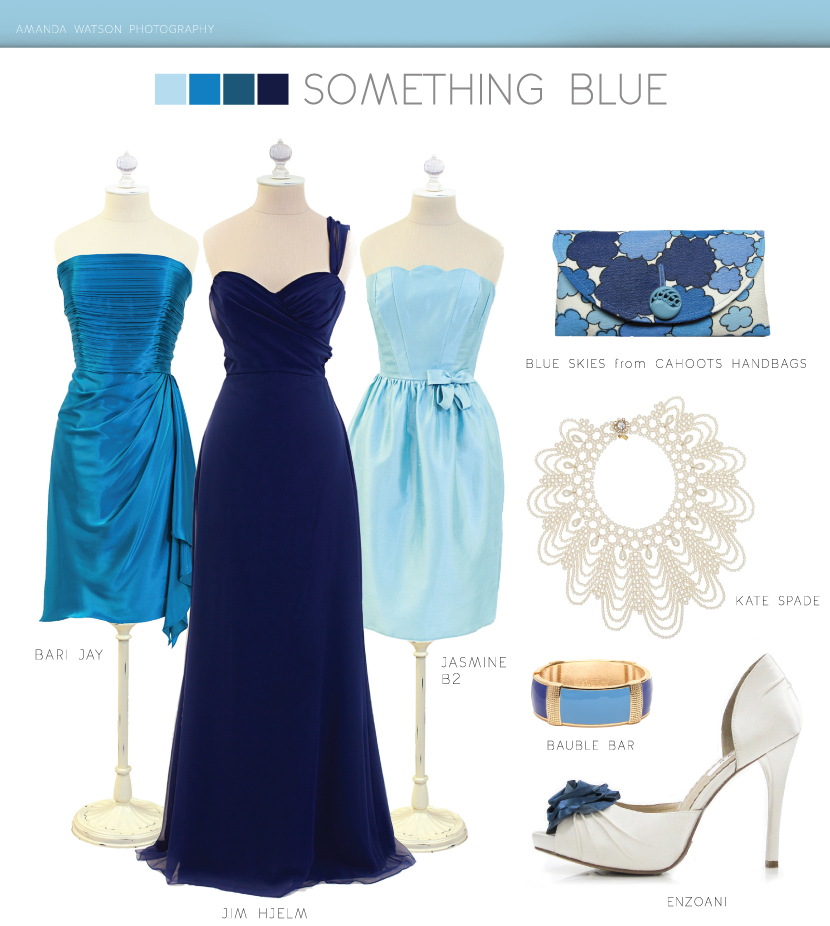 Something Blue for the Bridesmaids