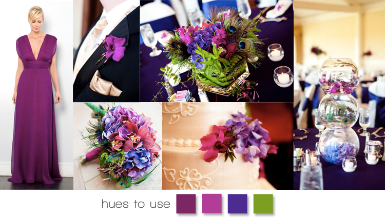The Urban Blossom, Peacock Wedding Inspiration