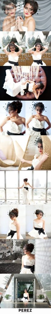 W Hotel Dallas bridal shoot from Perez Photography