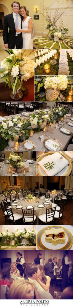 Dallas wedding rehearsal dinner at Arlington Hall coordinated by DFW Events