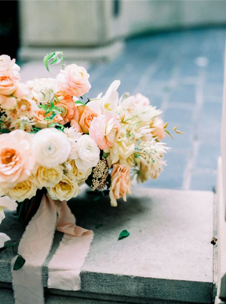 floral peach
