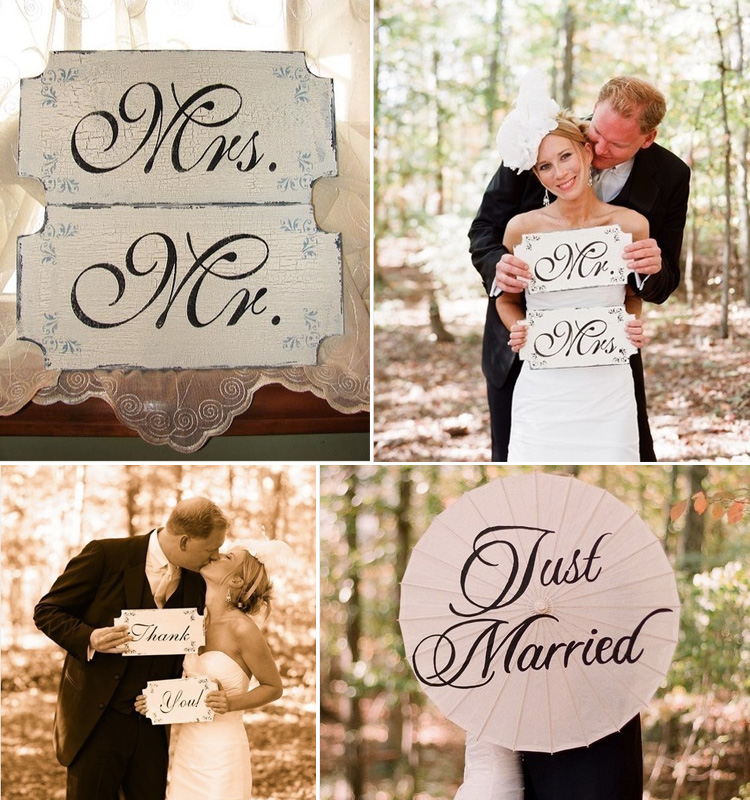 Just Married Signs, Great Find
