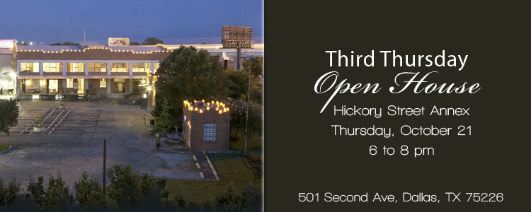 Third Thursday Hickory Street Annex, Open House in Texas, Brides of North Texas