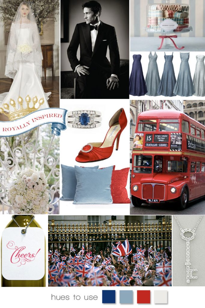 British Invasion, Royal Wedding Inspiration, Royal Inspiration Board