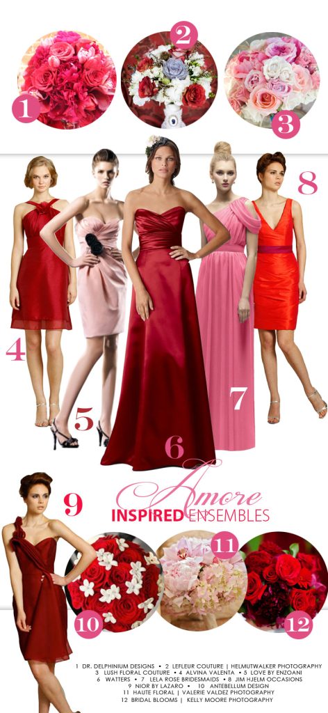 Pink and red wedding inspiration