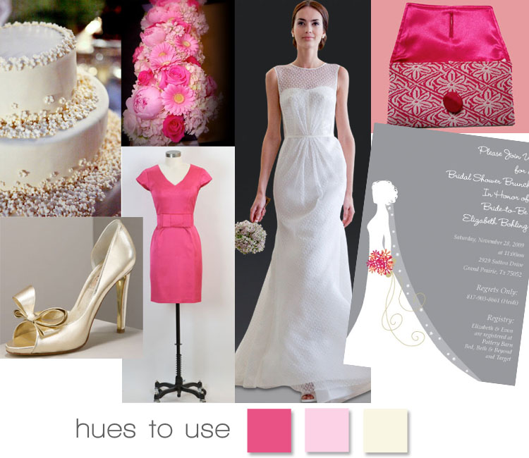 Retro Chic Wedding Inspiration, Pink Wedding Inspiration Brides of North Texas