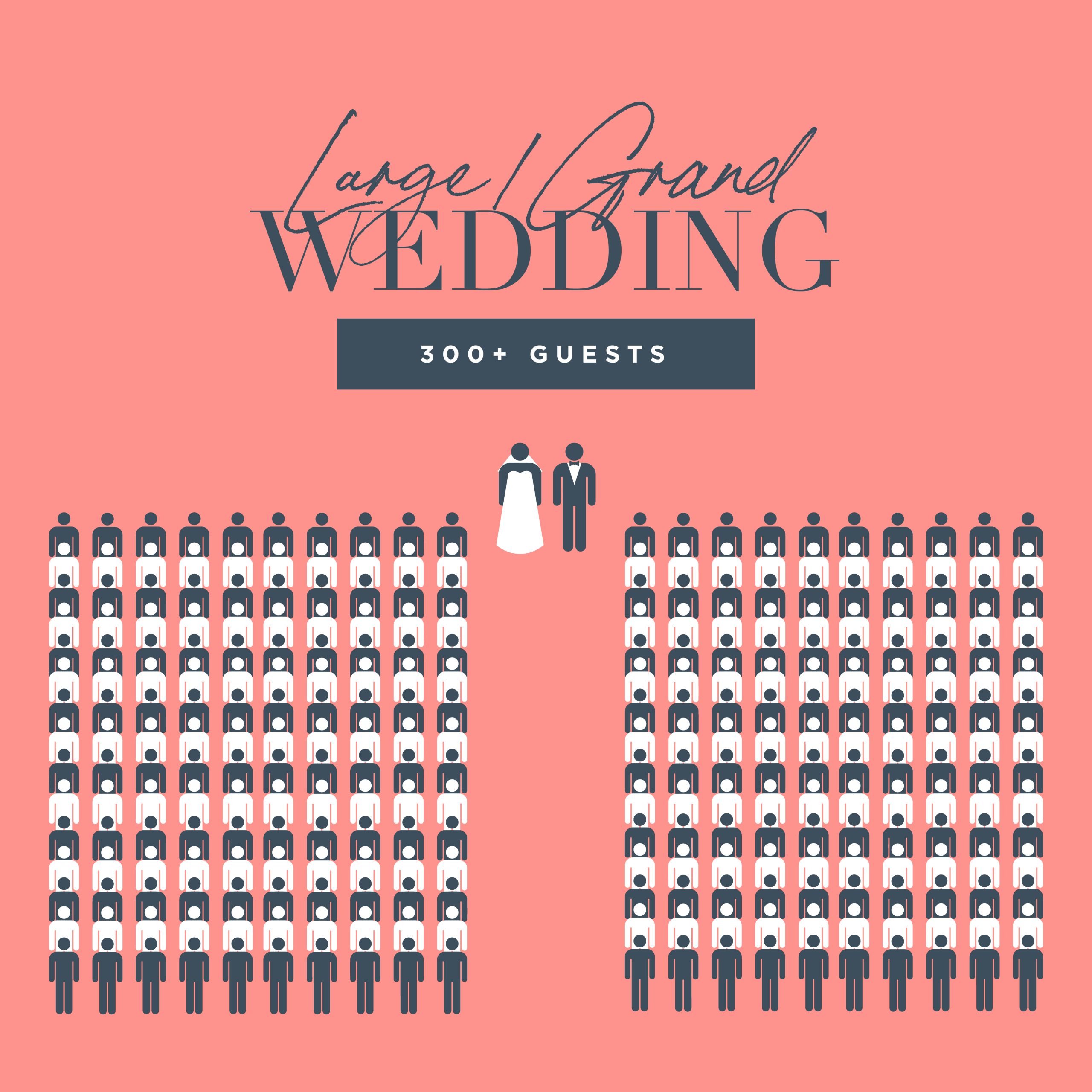 large wedding size