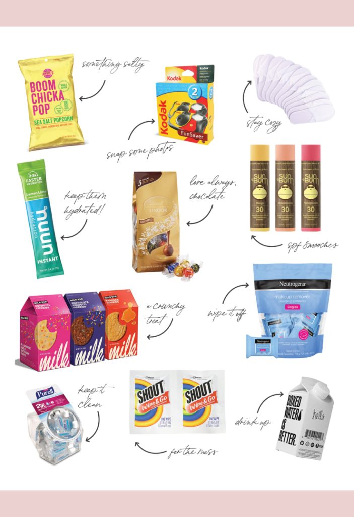 welcome bag essentials for your out of town guests
