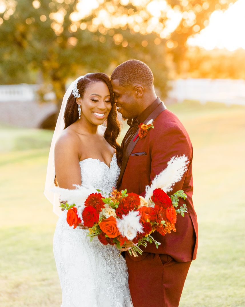 An Elegant Rustic Wedding Complete with All the Fall Tones