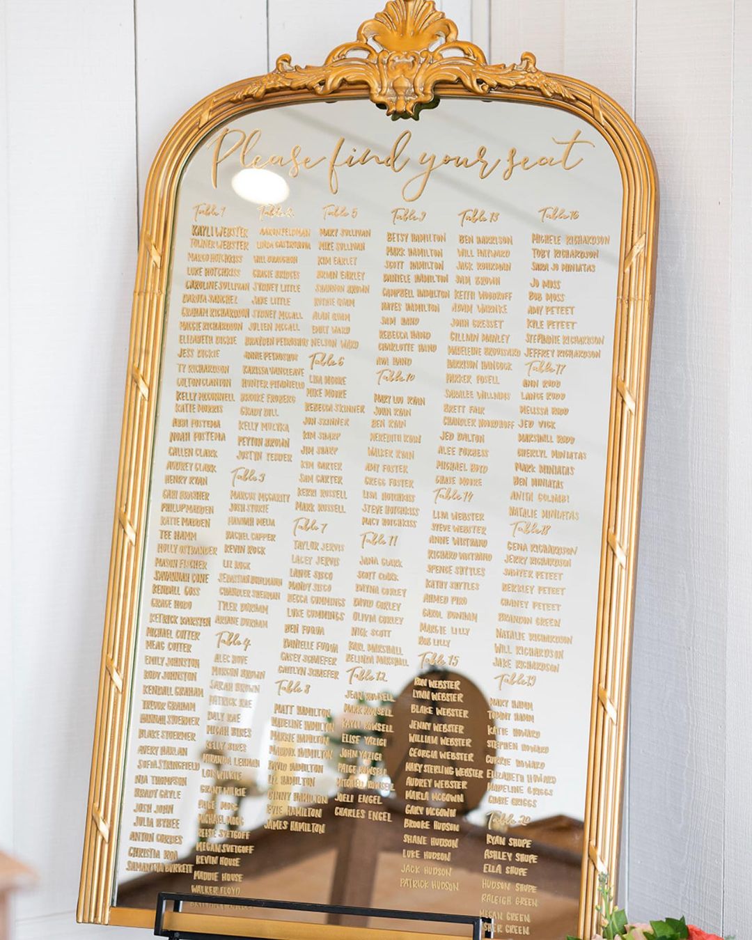 calligraphy wedding sign