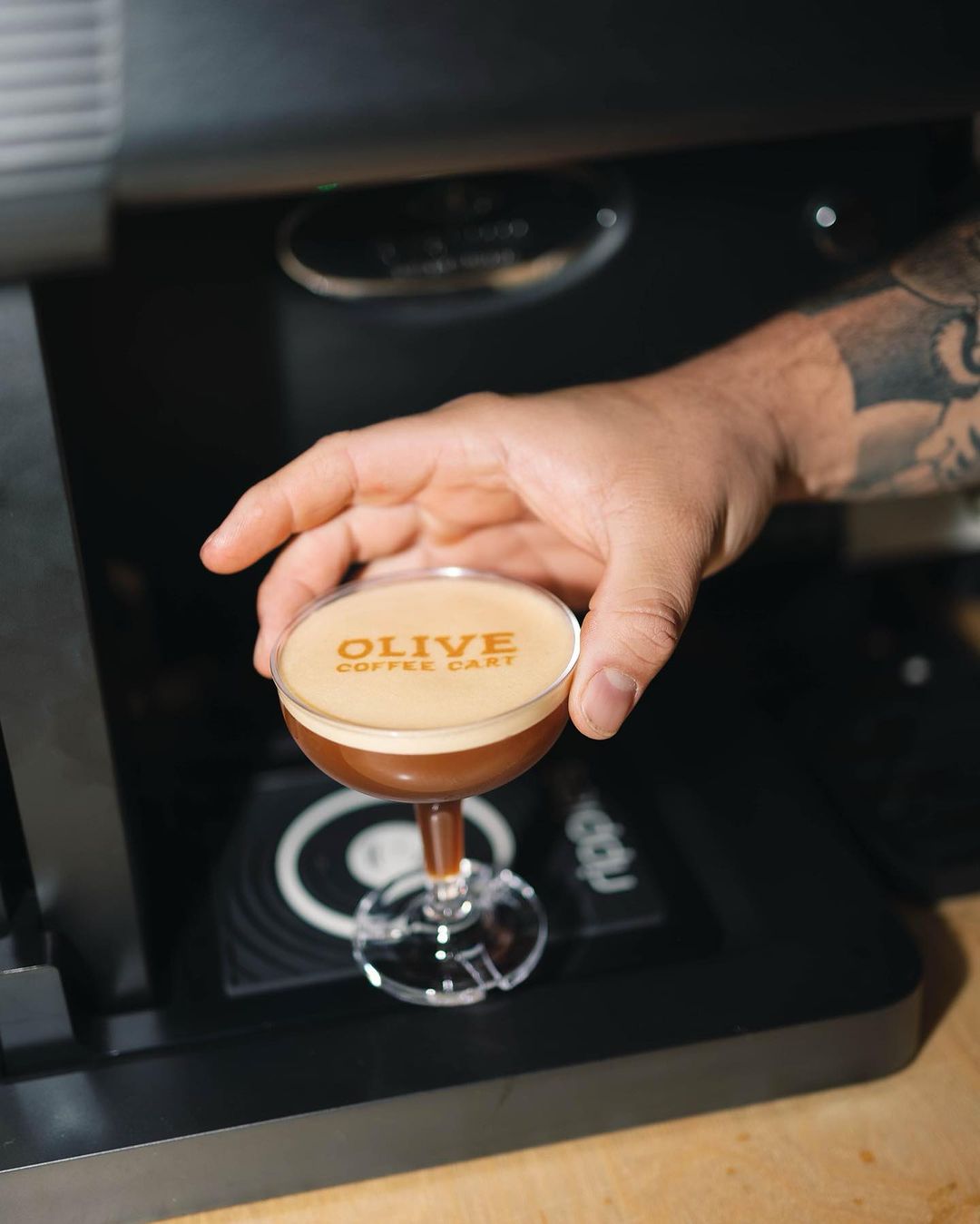 Olive Coffee Cart | Wed Society North Texas 