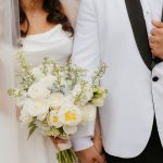 Light, airy bridal bouquet