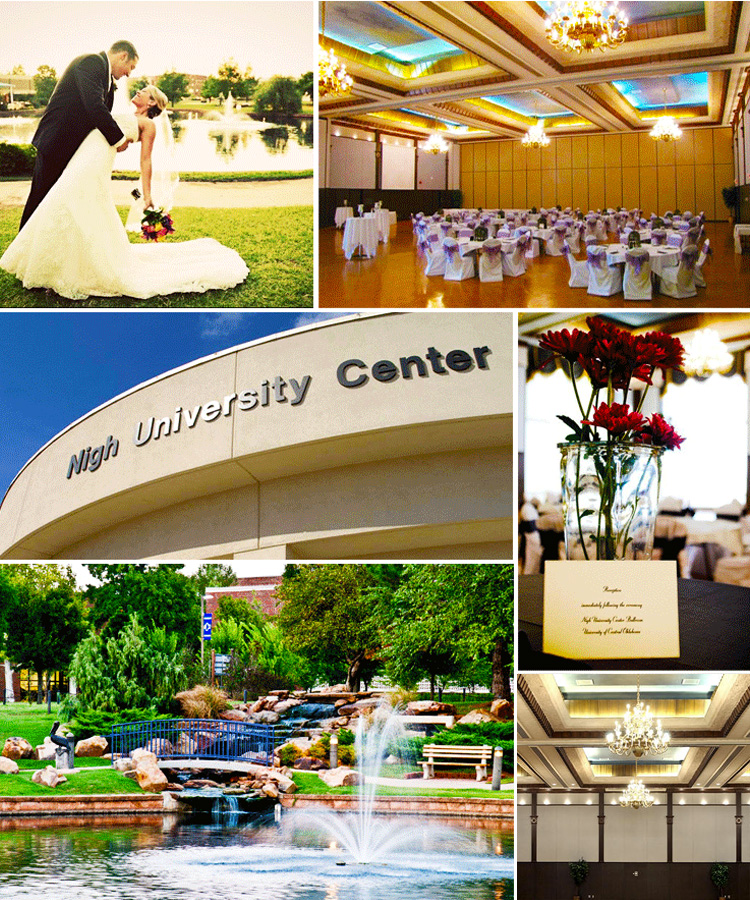 University of Central Oklahoma wedding and reception venue Edmond