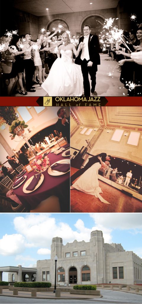 Tulsa Oklahoma wedding reception venue Oklahoma Jazz Hall of Fame