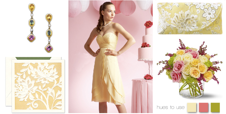 Brides of Oklahoma hues to use - pink and yellow