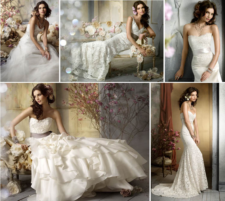 Jim Hjelm Fall 2009 bridal collection available at Meg Guess Couture Bridal in Oklahoma City
