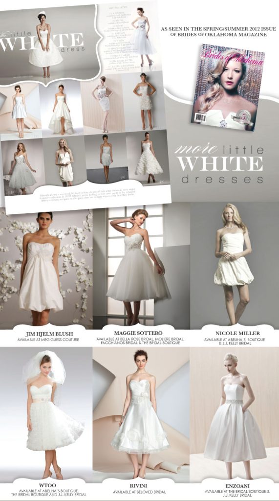 Brides of Oklahoma little white dress feature