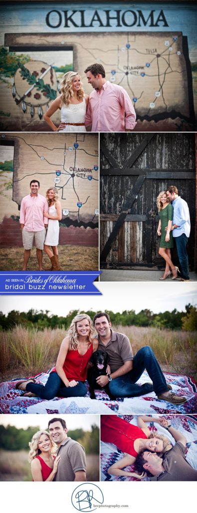 Oklahoma wedding and engagement photographer BRC Photography