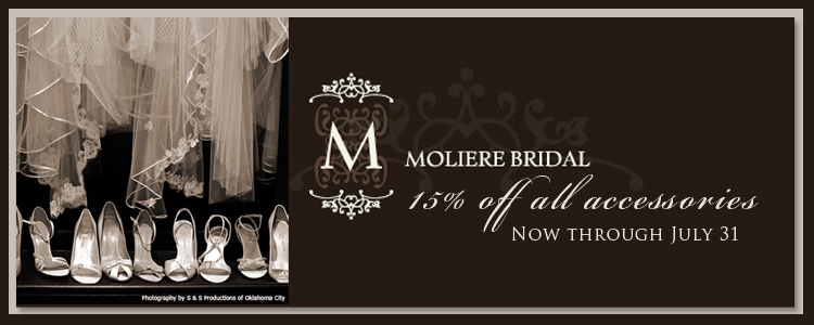 Oklahoma wedding dresses and bridesmaid dresses Moliere Bridal in Oklahoma City