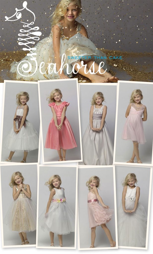 Seahorse Flower Girl Dresses