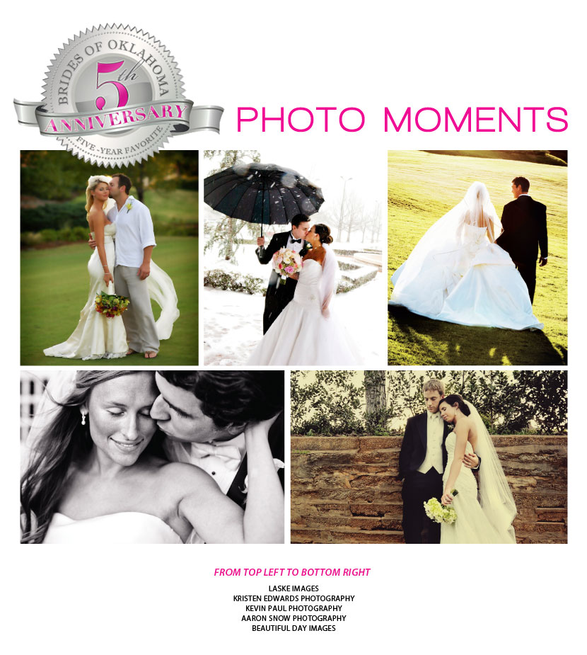 Brides of Oklahoma 5th Anniversary five year favorite photo moments