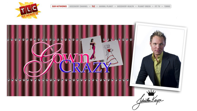 Johnathan Kayne Gillaspie's new show Gown Crazy will air Friday, August 14 at 9 pm