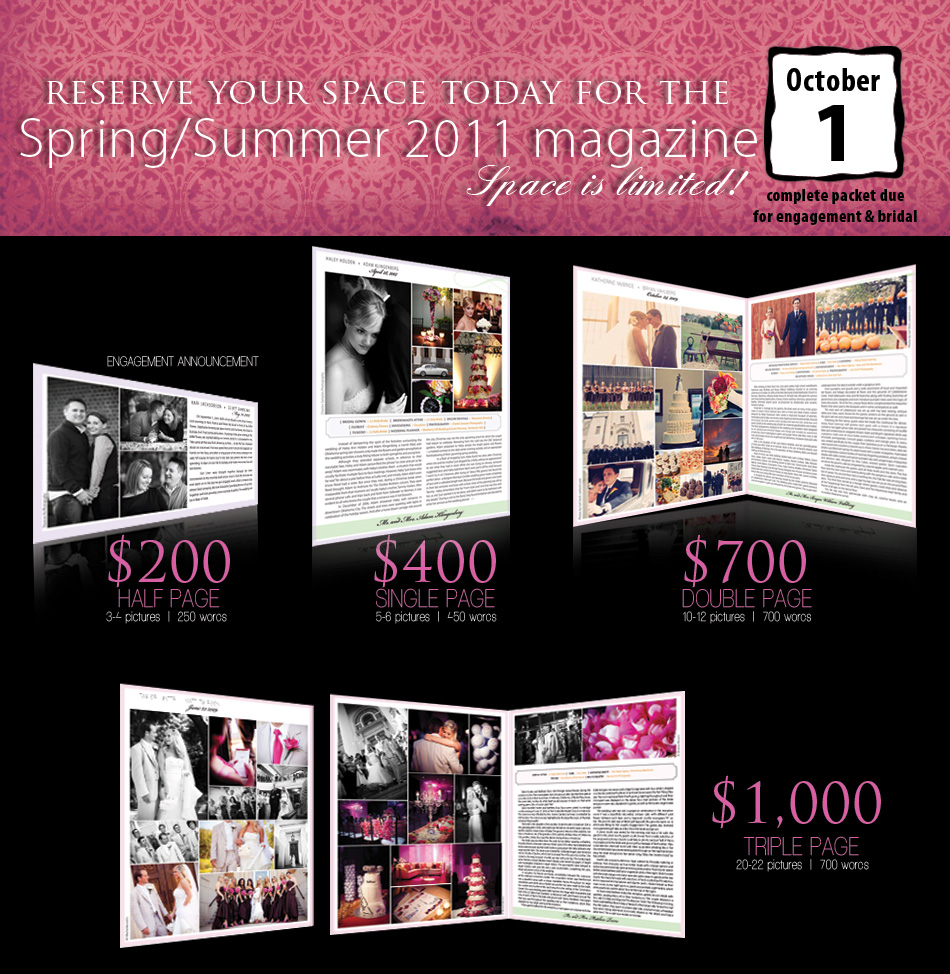 Announce your Oklahoma wedding in Brides of Oklahoma magazine