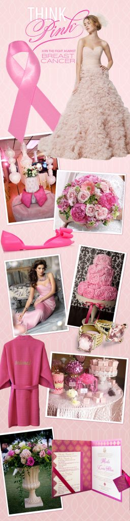 Brides of Oklahoma Breast Cancer Awareness pink wedding inspiration