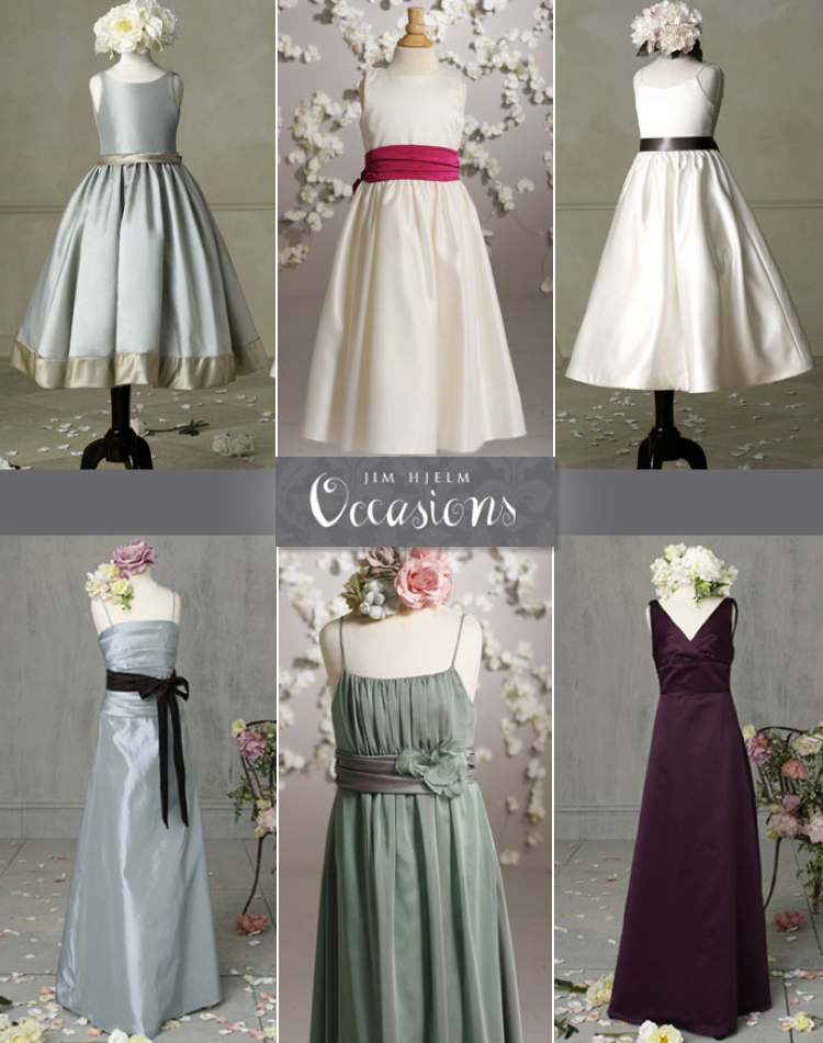 Oklahoma flower girl and junior bridesmaid dresses Jim Hjelm Occasions available at Meg Guess Couture in Oklahoma City