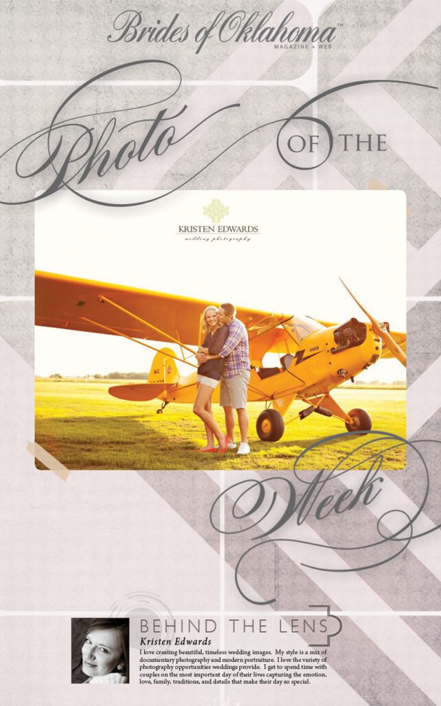 Photo of the week by Oklahoma wedding photographer Kristen Edwards Photography