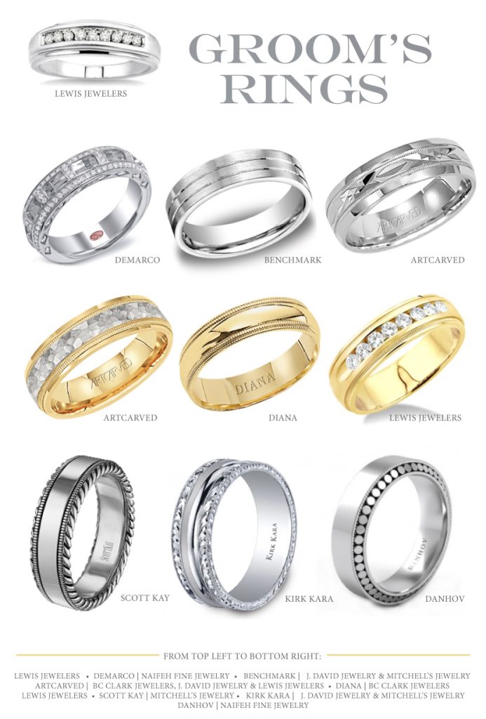 Oklahoma Gorgeous Grooms Rings