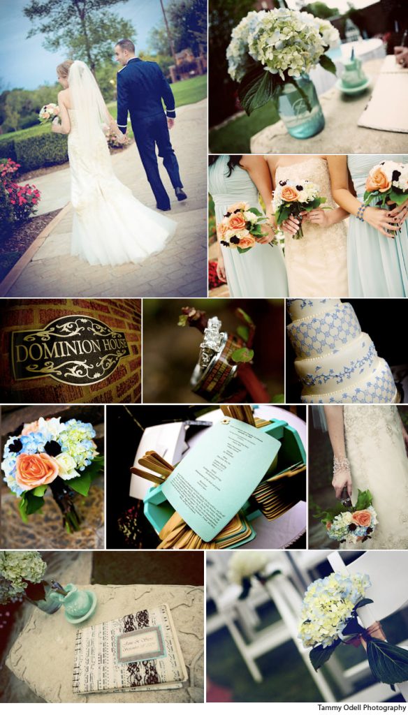 Vintage garden wedding