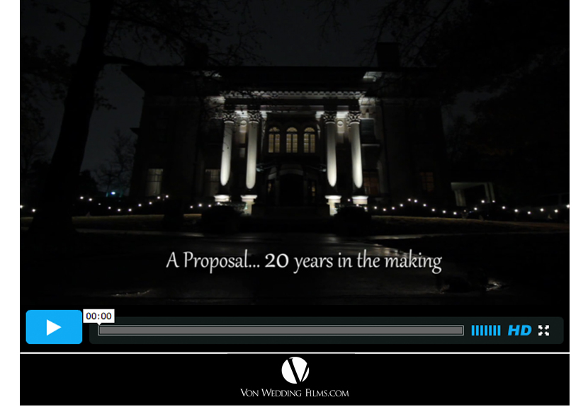 Oklahoma wedding proposal video Von Wedding Films
