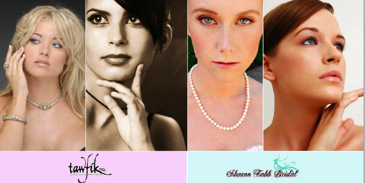 Wedding day airbrush make-up provided by Oklahoma make-up artists Sharon Tabb and Michelle Meyer