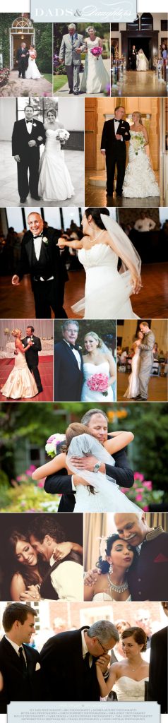 Father-daughter wedding pictures captured by Oklahoma wedding photographers