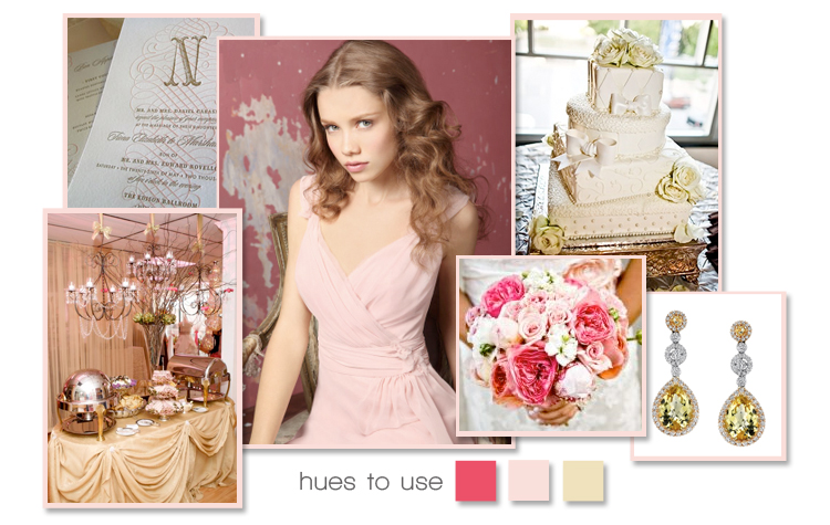 Find wedding inspiration and ideas across the state from Brides of Oklahoma-pink and gold