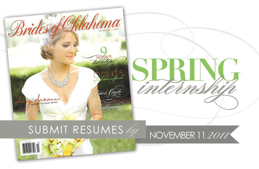 Brides of Oklahoma spring 2012 internship