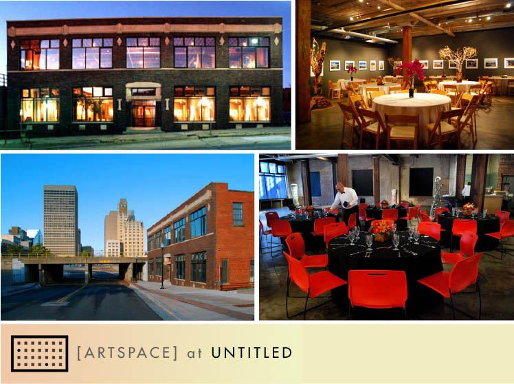 The [Artspace] at Untitled is available for Oklahoma receptions and rehearsal dinners in Oklahoma City