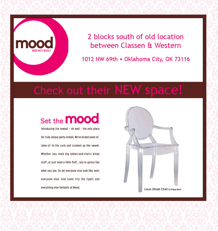 Mood Party Rentals has moved locations in Oklahoma City