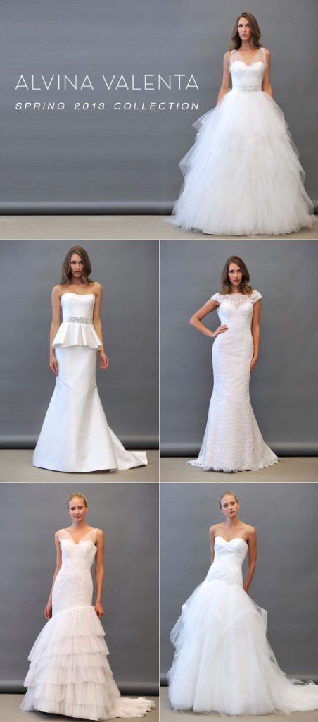 Alvina Valenta Spring 2013 wedding gown collection
