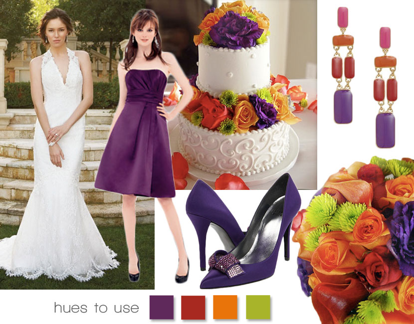 Wedding Inspiration - Playing with Color