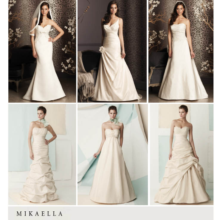Mikaella bridal gowns coming soon to Moliere Bridal Salon in Oklahoma City, Oklahoma