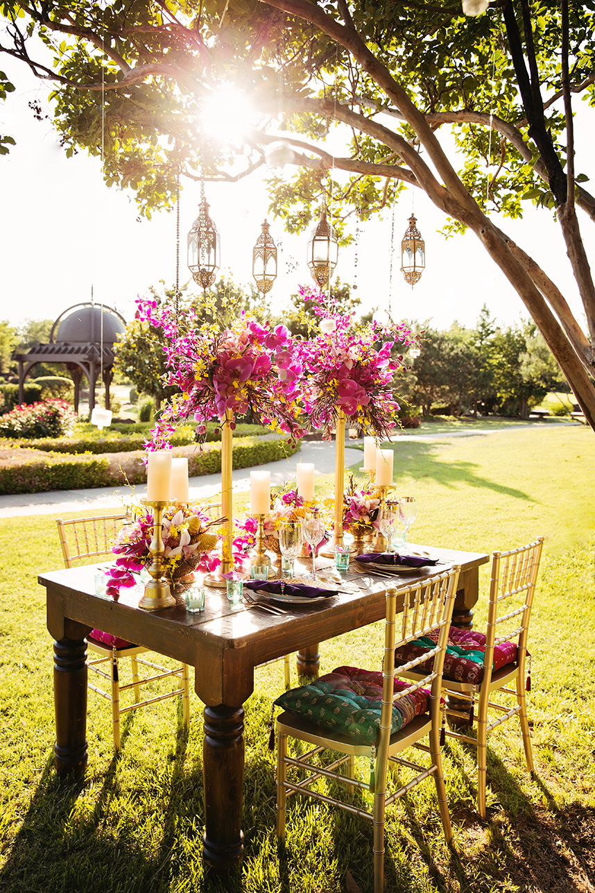 colorful tablescapes