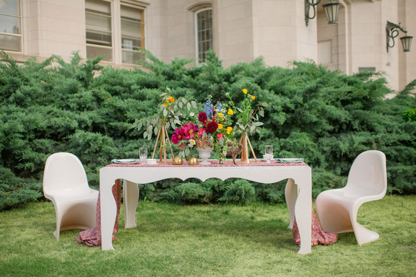 colorful tablescapes