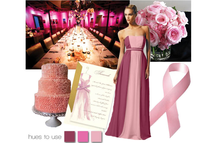 Brides of Oklahoma pink hues to use in honor of Breast Cancer Awareness month