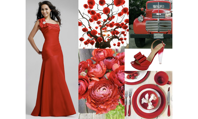 Red Wedding Inspiration, The Brides of Oklahoma